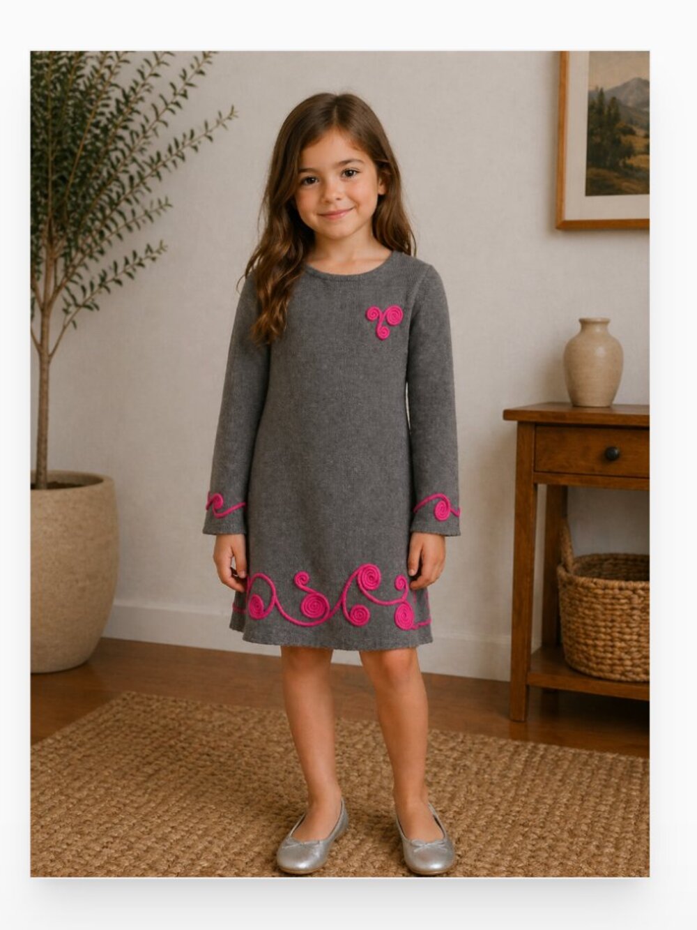 Maggie & Zoe Sweater Dress Size 3T EUC